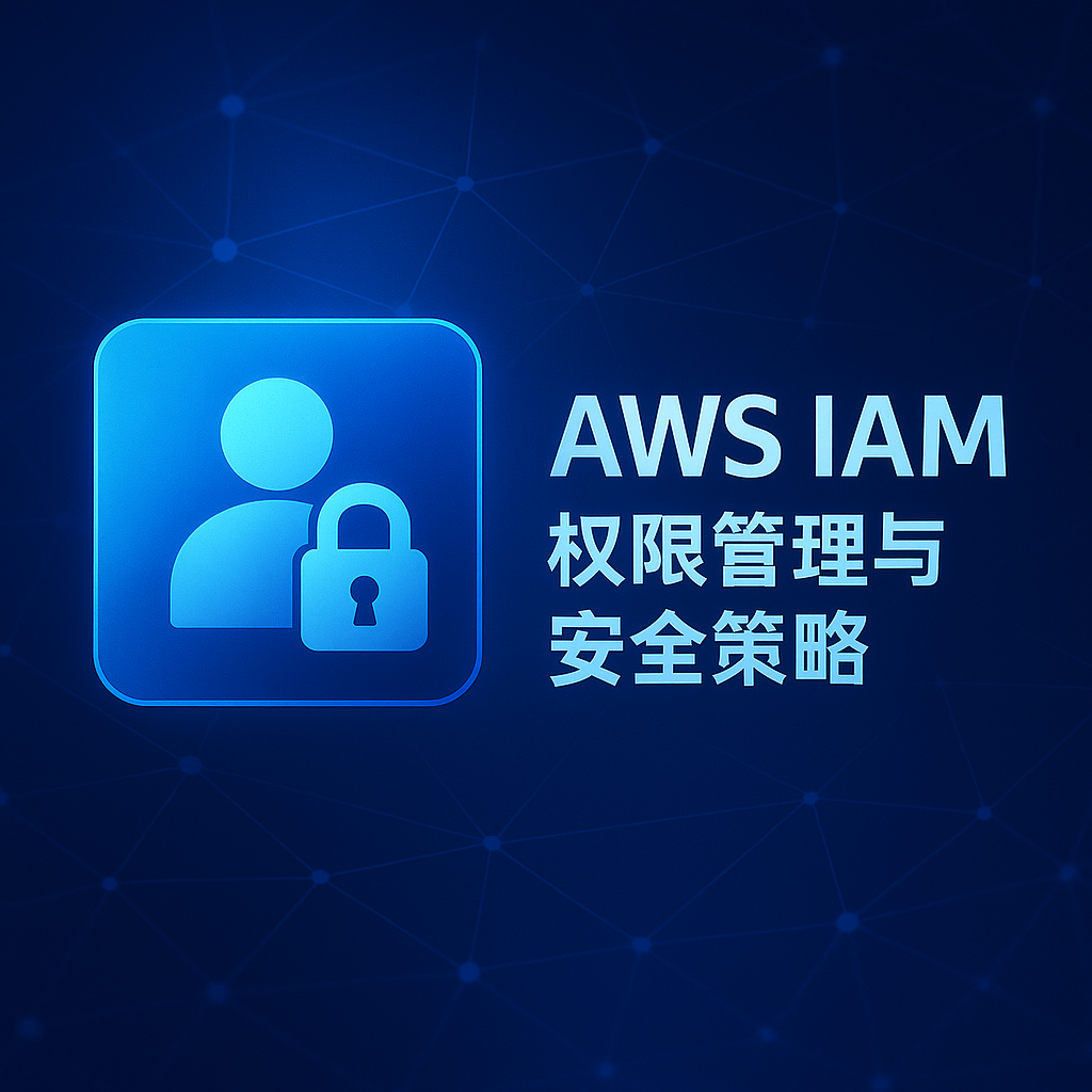 AWS IAM 用户组与权限管理最佳实践图示,展示云安全与访问控制概念