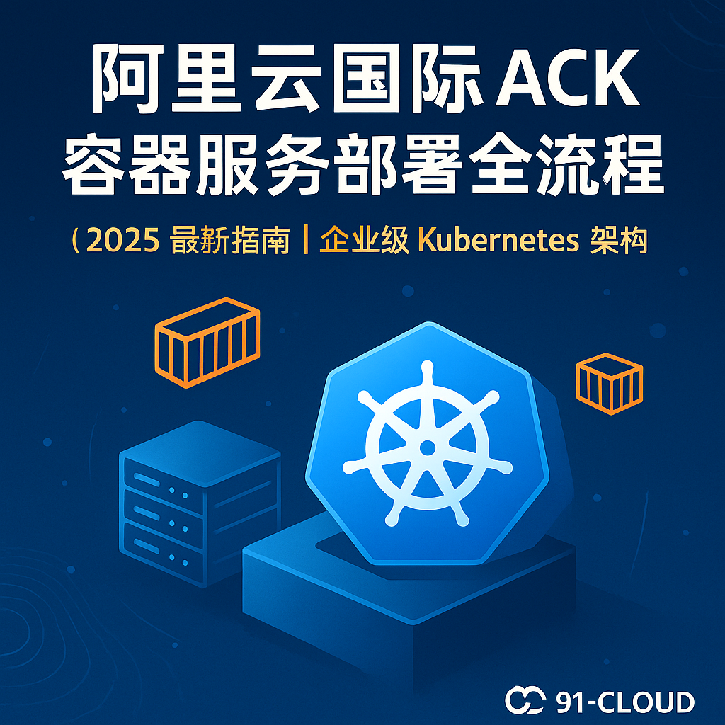 阿里云国际 ACK 容器服务部署全流程封面图（2025 最新 Kubernetes 指南）