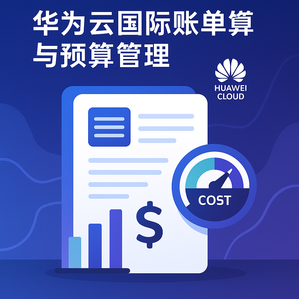华为云国际账单结算与预算管理封面图