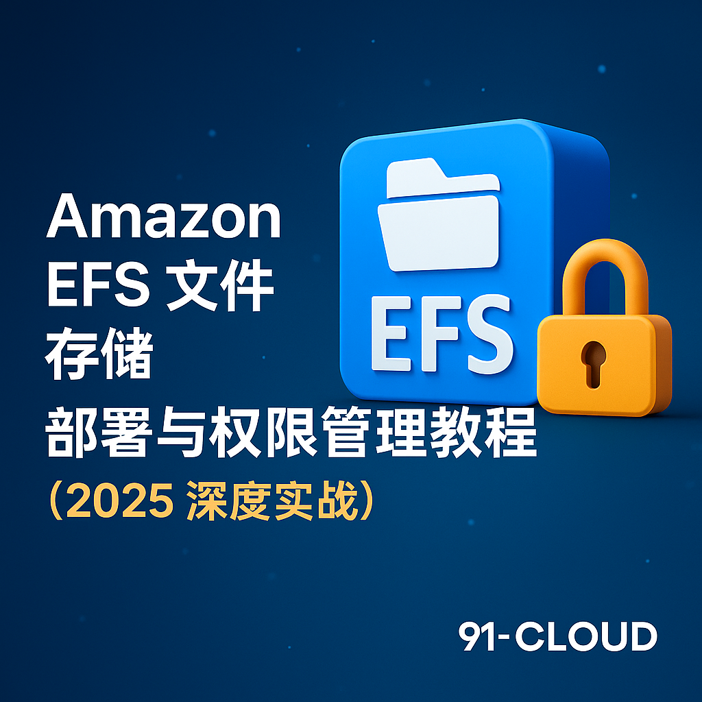 Amazon EFS 文件存储部署与权限管理教程封面图(2025 深度实战指南)